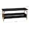 Household Essentials Crown 47" TV Stand with Storage Compartment